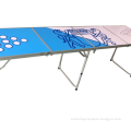 240cmx60cmx70cm8ft custom logo folding professional beer pong table